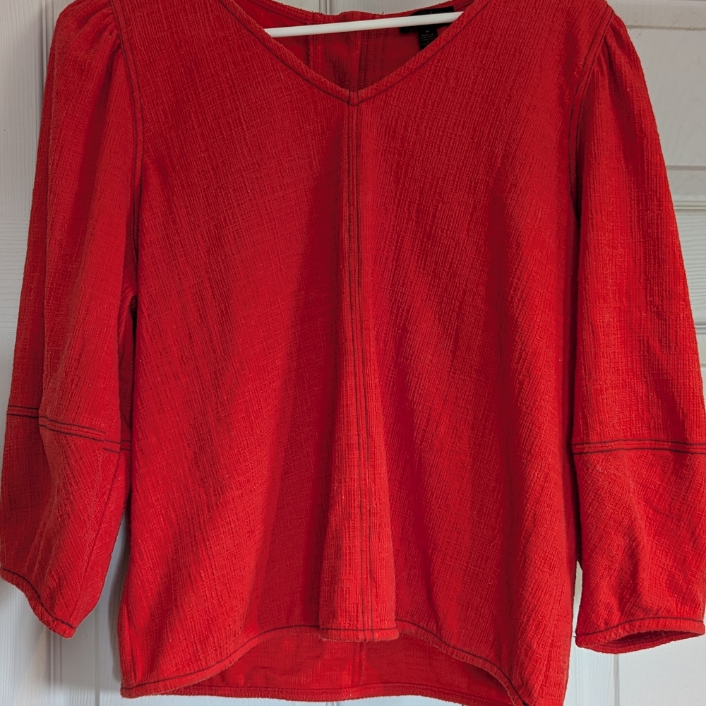 Current Air By Anthropolgie Delilah Textured Blouse Medium